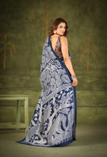 Tussar Silk Kalamkari Printed Saree NBL