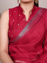 Slub Silk Floral Printed Saree CRD