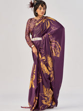 Satin Silk Printed Saree WIN