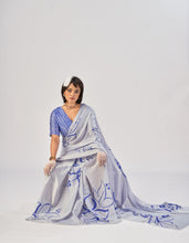 Satin Silk Printed Saree SBL
