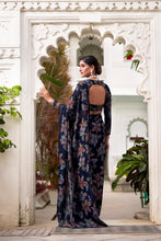 Lurex Brasso Floral Printed Saree  NBL