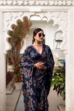 Lurex Brasso Floral Printed Saree  NBL