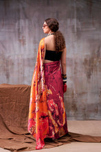 Satin Silk Printed Saree MRN