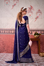 Chinon Zari Weaving Saree NBL