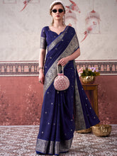 Chinon Zari Weaving Saree NBL