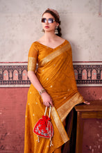 Chinon Zari Weaving Saree  SMT