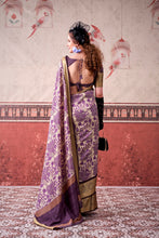 Tussar Silk Printed Saree With Viscose Border LUV