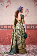 Tussar Silk Printed Saree With Viscose Border MND