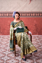 Tussar Silk Printed Saree With Viscose Border MND