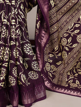 Slub Silk Floral Printed Saree WIN