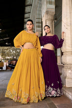 Georgette Thread Embroidered Lehenga MST