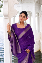 Chinon Self Printed Saree PRL