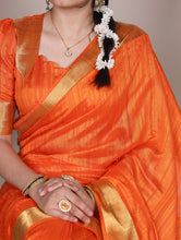Raw Silk Zari Weaving Saree ONG