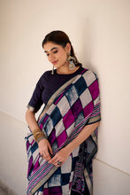 Viscose Chanderi Printed Saree NBL