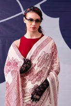 Satin Silk Floral Printed Saree MRN