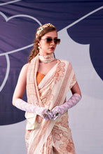Satin Silk Floral Printed Saree PEC