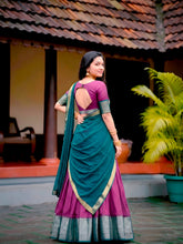 Dola Chex Zari Weaving Lehenga With Dupatta  PNK