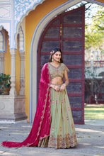 Star Georgette Embroidered Lehenga With Dupatta  PST