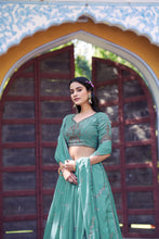 Star Georgette Embroidered Lehenga With Dupatta  SBL