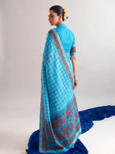 Chanderi Printed Zari Weaving Saree  SBL