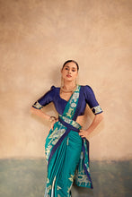Satin Silk Kalamkari Printed Saree FRZ