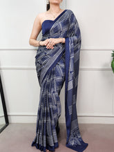 Satin Silk Printed Saree NBL