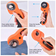 9048 Manual Sewing Roller Cutter Rotary Blade 