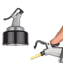 2288A  1LTR OIL DISPENSERWITH LID - CLEAR, DRIP FREE SPOUT, CONTROLLED USE 