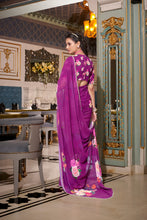 Georgette Printed Saree For Women PRL