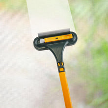Window Screen Cleaner Brush, Magic Window Cleaner Brush, 3in1 Mesh Cleaner, Glass Cleaning Squeegee, Small Window Brush with Handle Portable