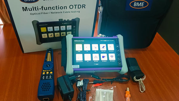 BME-37 OTDR  1310/1550 32/30db 200KM, OTDR +Optical signal detection +Laser Source Optical power meter+WIFI Tester+ Visual fault locator+ Android system +UTP Cable test