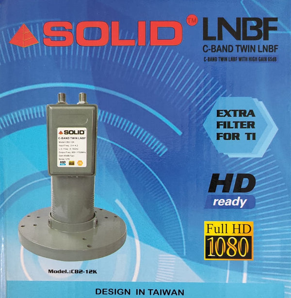 C Band Dual CB2 LNBF CB-2-12K