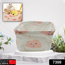 Small Foldable Storage Boxes Cubes Container Organizer Baskets Fabric Drawers Bedroom, Closet, Toys, Thick Cloth Shimmer, Home Decor Organizers Bag for Adult Makeup, Baby Toys liners, Books