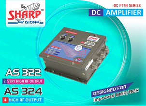 Sharp Vision DC AMPLIFIERS AS 324 - 4 HIGH RF OUT