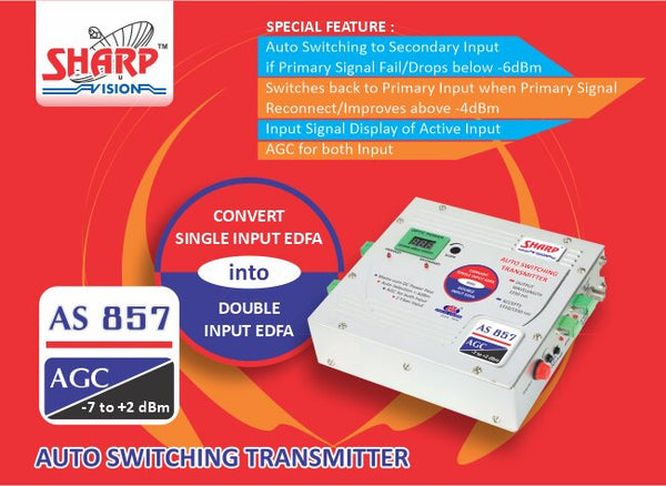 Sharp Vision AGC  857 -  AUTO SWITCHING TRANSMITTER cum NODE