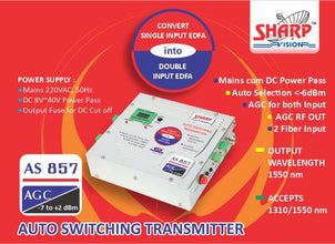 Sharp Vision AGC  857 -  AUTO SWITCHING TRANSMITTER cum NODE