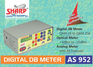 Sharp Vision DIGITAL DB METER AS 952