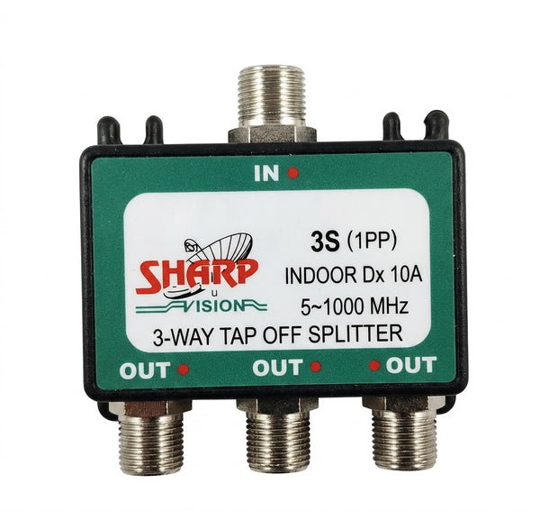 Sharp Vision 3  Way Indoor Splitter