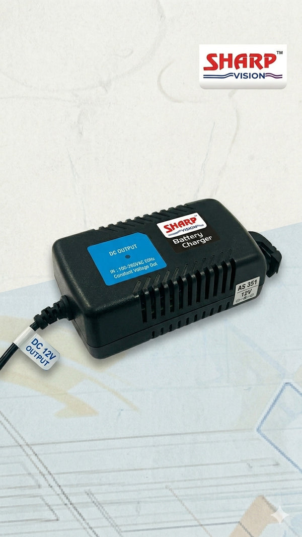 Sharp Vision Power Adapter & Charger AS 351 - 12v / 1.5 A ONT with Wifi
