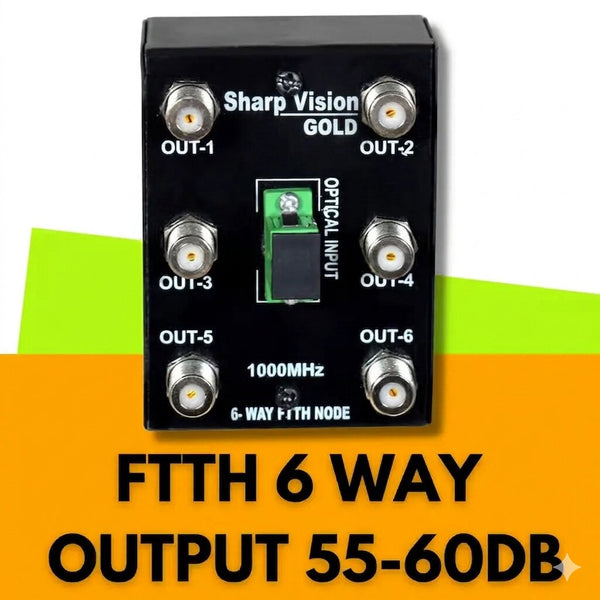 Sharp Vision ACTIVE NODE AS 786 SF - 6 Way Single  Filter (1310nm)