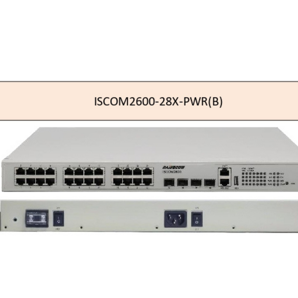 ISCOM2600-28X-PWR(B)