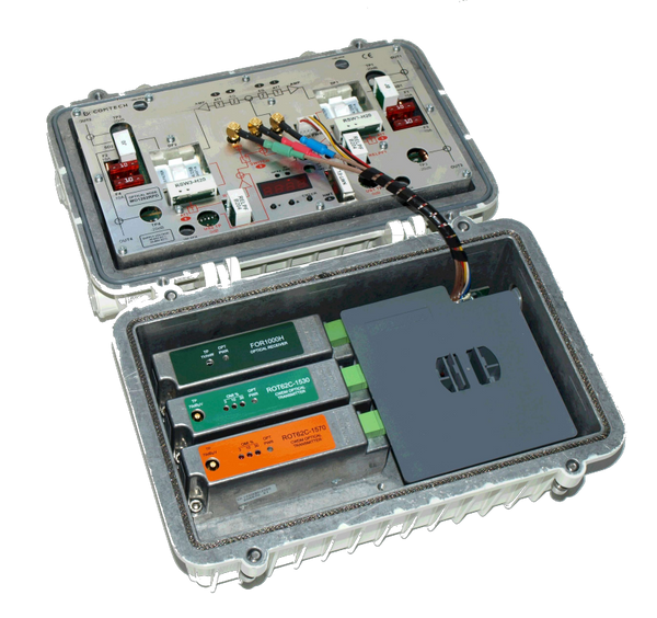 MO-E 1x2 segmentable R-phy ready optical node