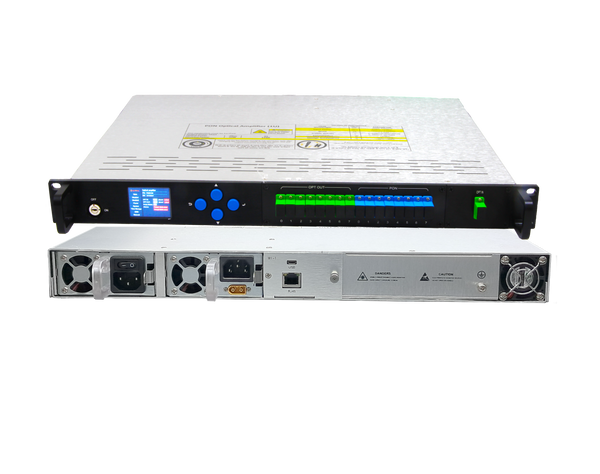 OPTRONIX WDM EDFA PE0819M+OSW single & dual output 19.5x8 Input