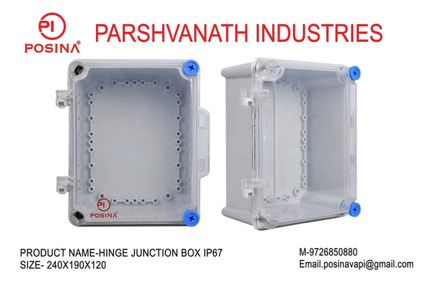 Rectangular 2 Way Electrical Junction Box