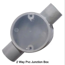 Round 20 mm 2 Way PVC Junction Box