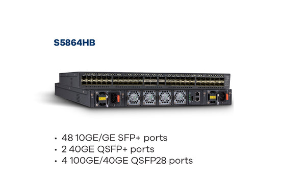 DBC 48-Port 10G SFP+ 2-Port 40G QSFP+ 4-Port 40/100G QSFP28 Port