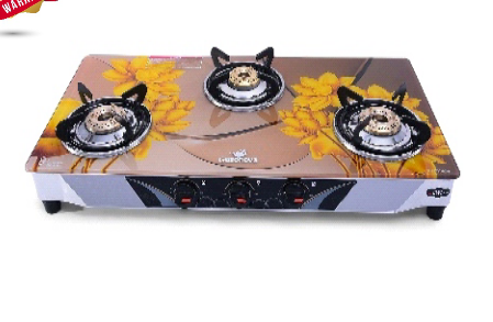 SAFELINE DIGITAL 3B JUMBO - 3 BURNER Auto-ignition gas stoves