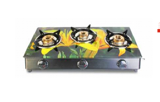 SAFELINE CRYSTAL DIGITAL 3B - 3 BURNER Auto-ignition gas stoves