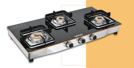 SAFELINE OLV- 6   3 BURNER Auto-ignition gas stoves