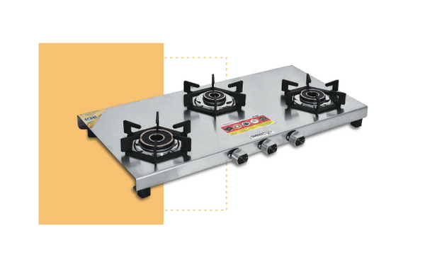 SAFELINE TDT - 2 3BURNER Auto-ignition gas stoves